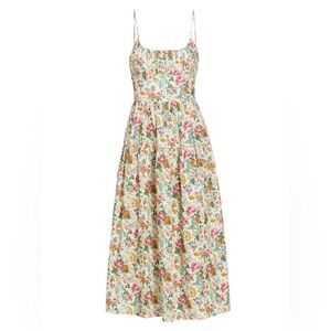 Doen Large Benoit Dress Cotton in Liberty Rose Romance Floral